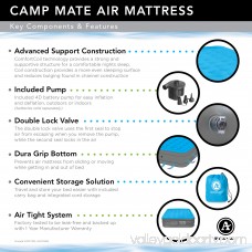 Air Comfort Camp Mate Queen Size Raised Air Mattress 569010671